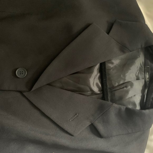 NEW EMPORIO ARMANI MEN’S BLACK WOOL SPORTS COAT BLAZER JACKET IT 54 L / US 44L - Picture 10 of 12